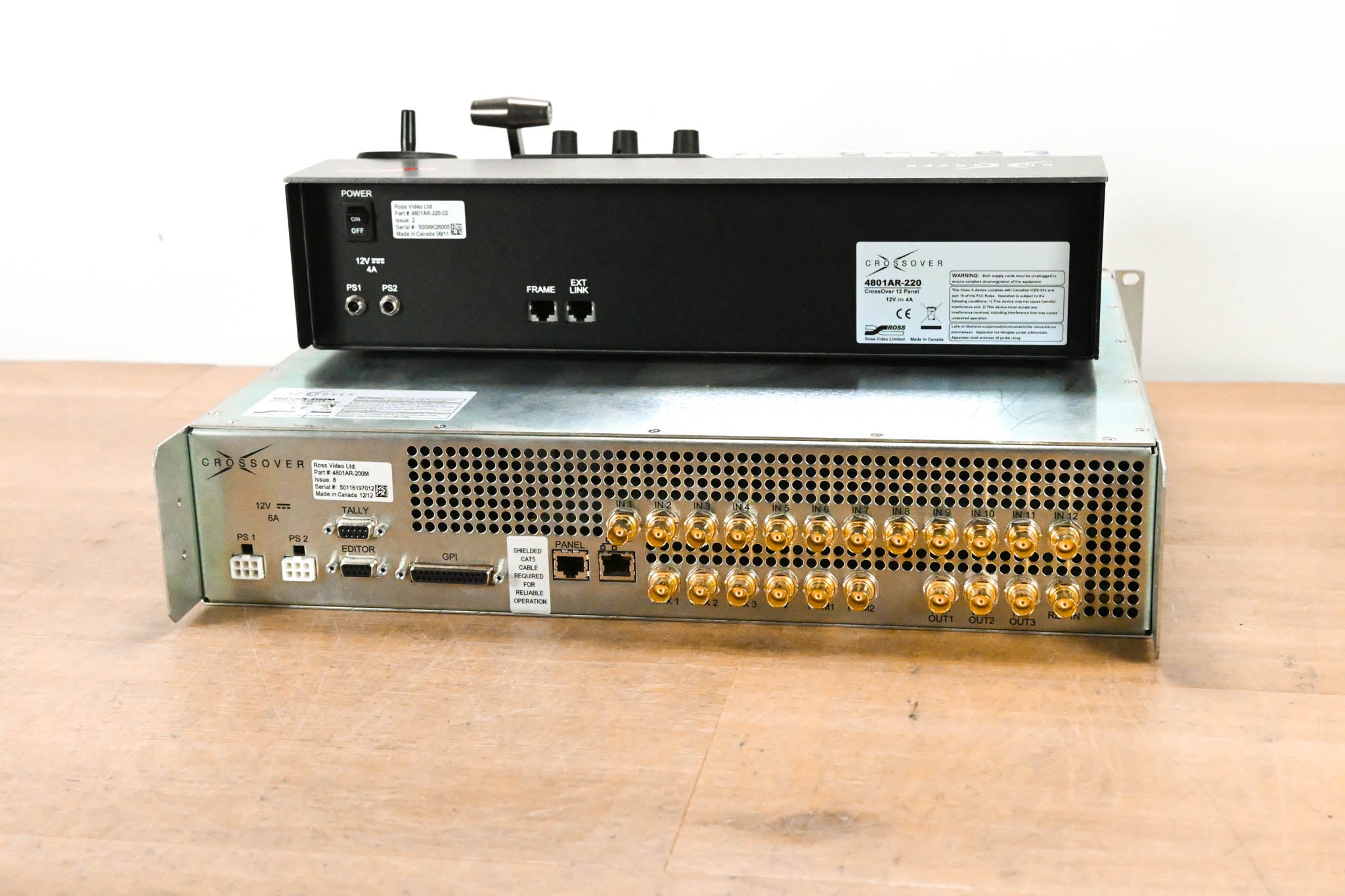 Ross CrossOver 12 12-Input HD Production Switcher (NO POWER SUPPLY)