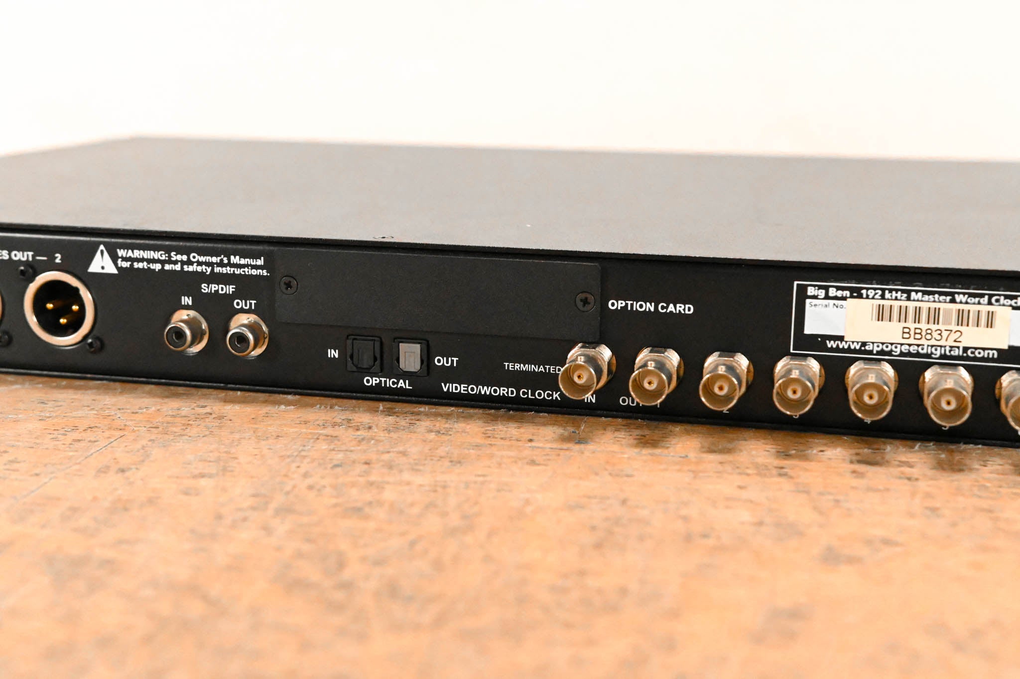 Apogee Big Ben 192k Master Digital Clock