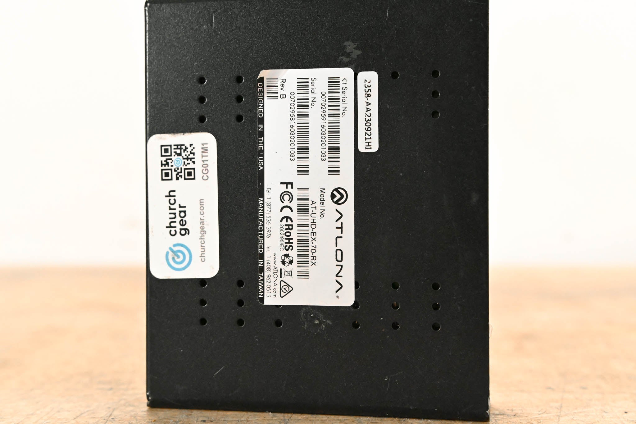 Atlona AT-UHD-EX-70-RX 4K/UHD HDMI over HDBaseT Receiver (70m)