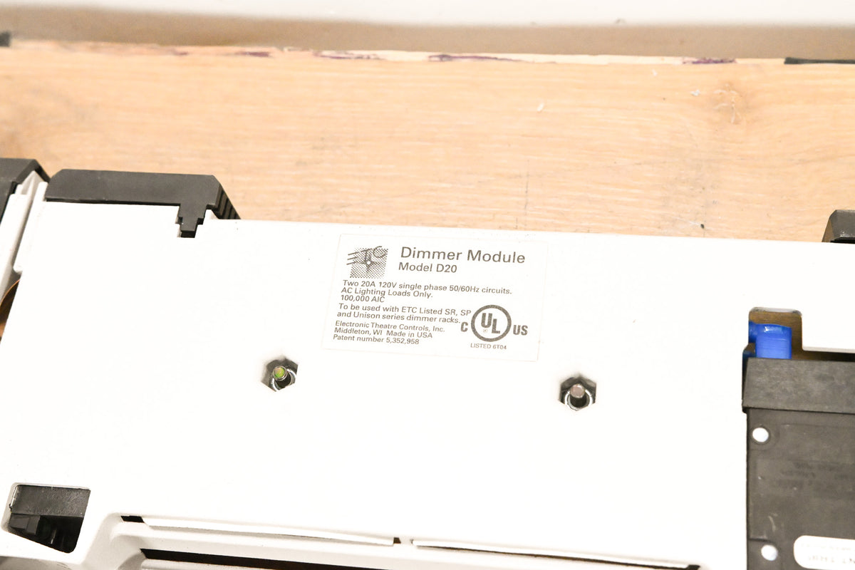 ETC D20 Dual 20A Dimmer Module (Pack of 4)