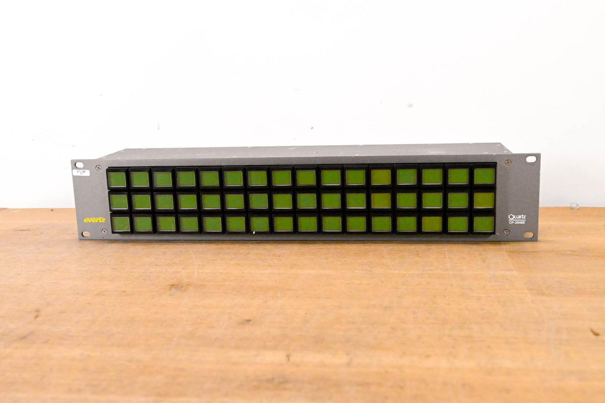 Evertz CP-2048E 2RU 48-Button Router Control Panel