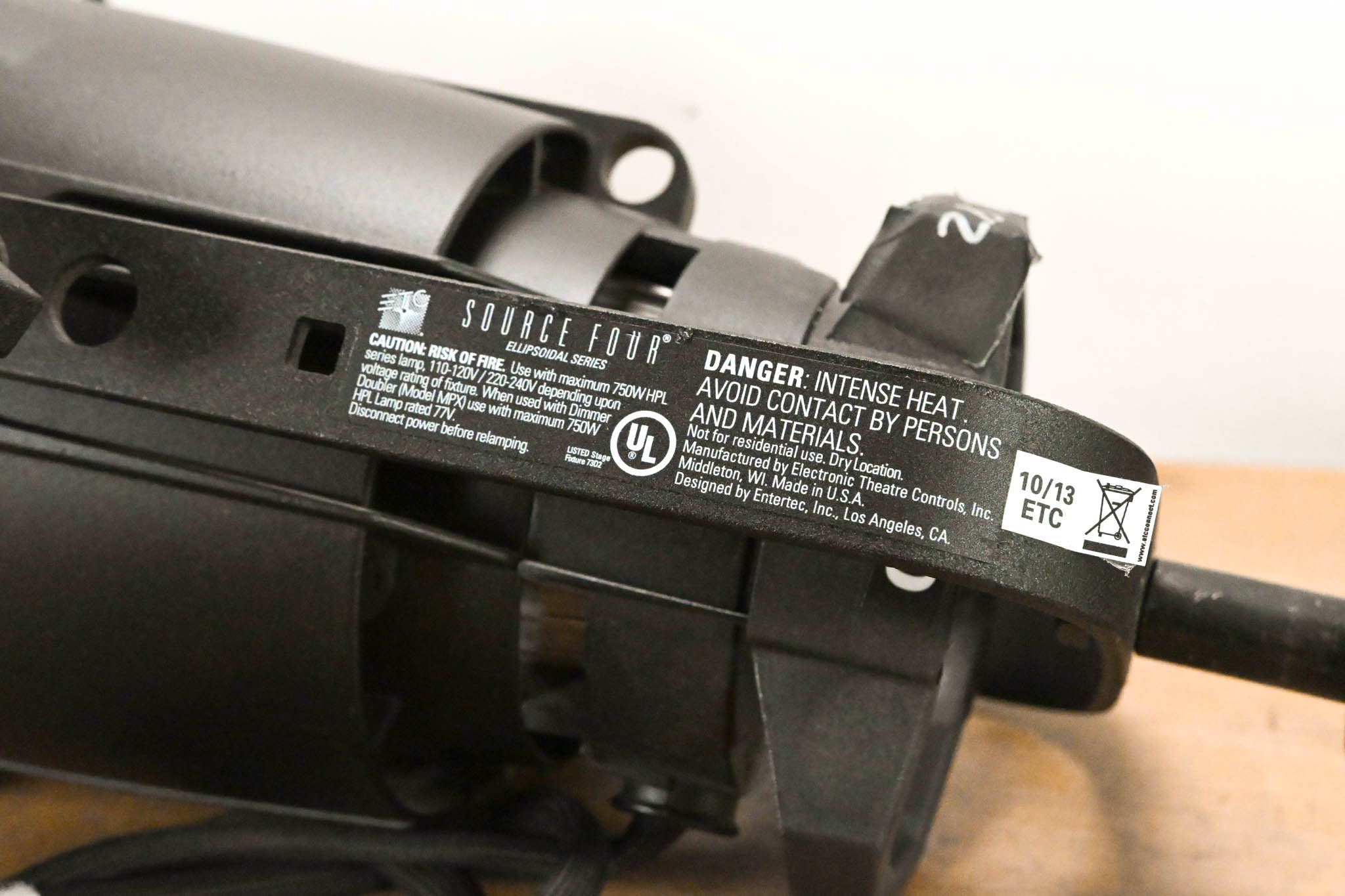 ETC Source Four 750 Ellipsoidal Light (No Lens Tube)