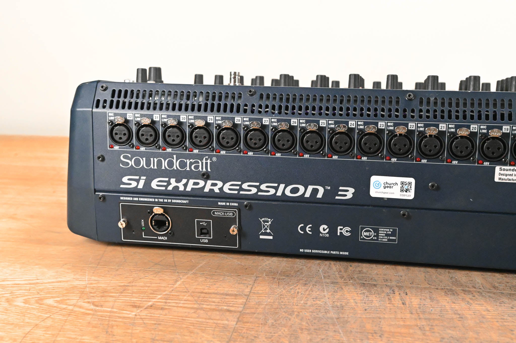 Soundcraft Si Expression 3 32-Channel Digital Mixer with MADI-USB Card