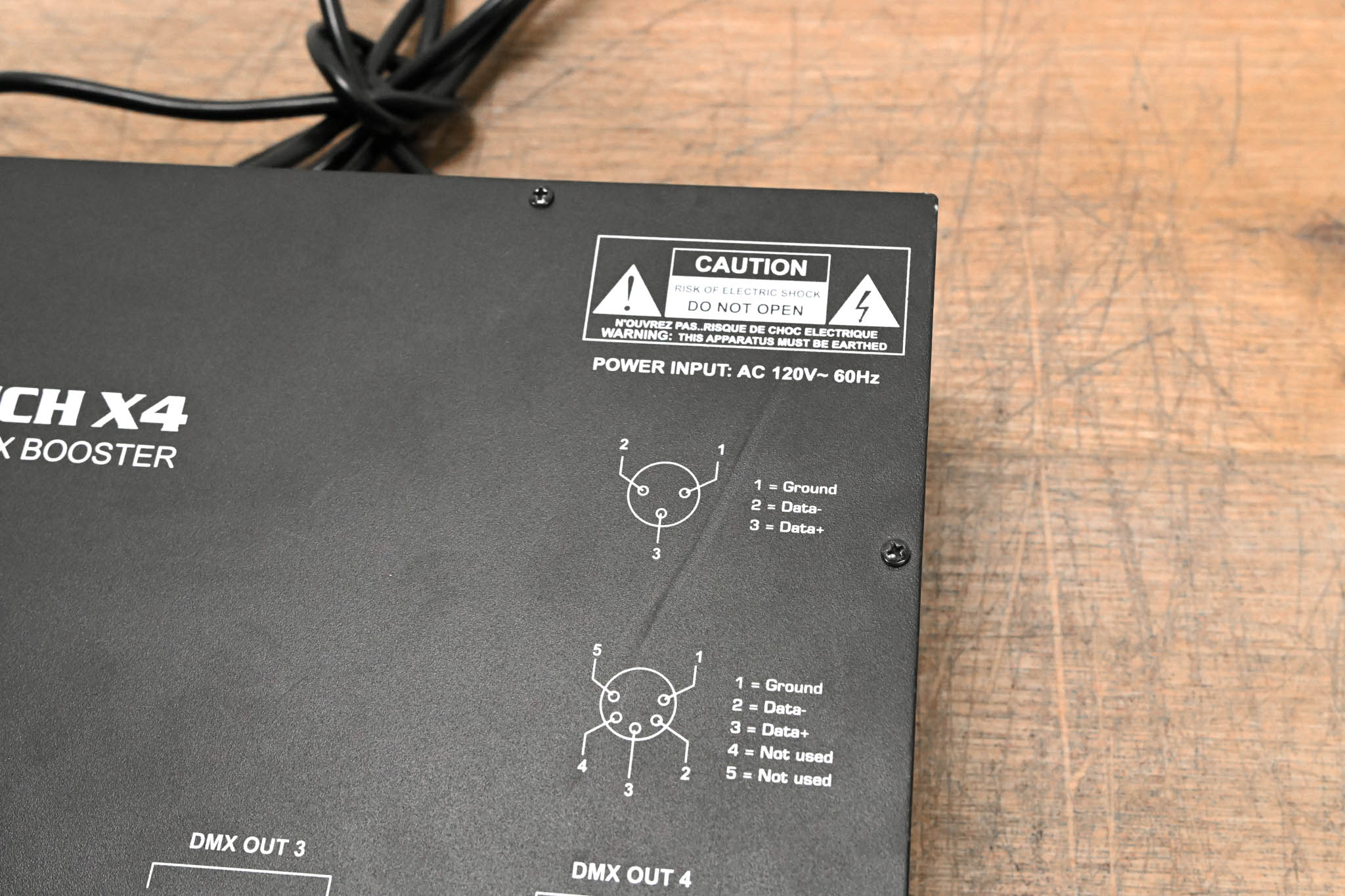 Elation DMX-Branch/4 4-Way 3-pin and 5-pin DMX Distributor