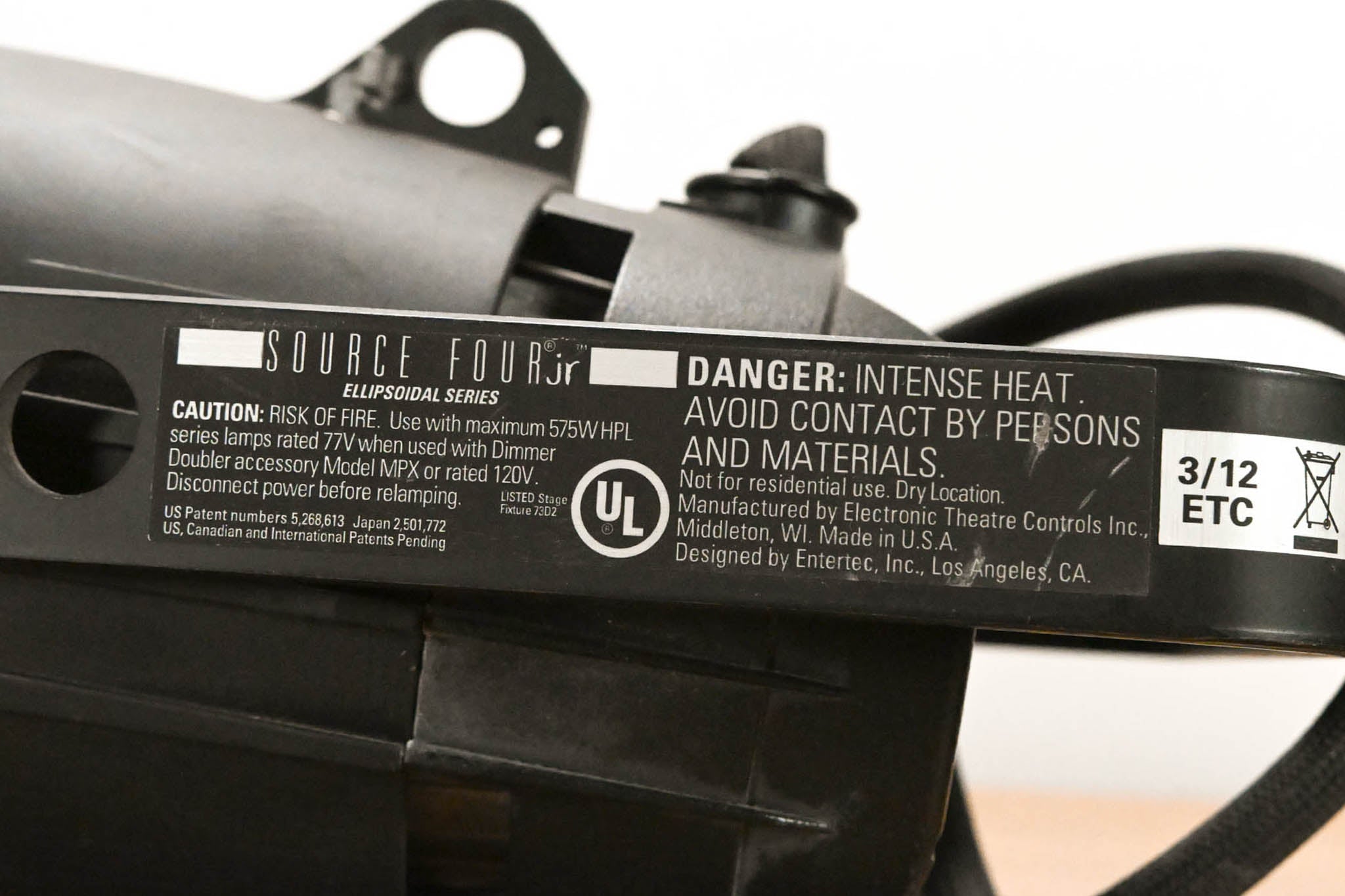 ETC Source Four Jr 26 Degree 575 Ellipsoidal Light