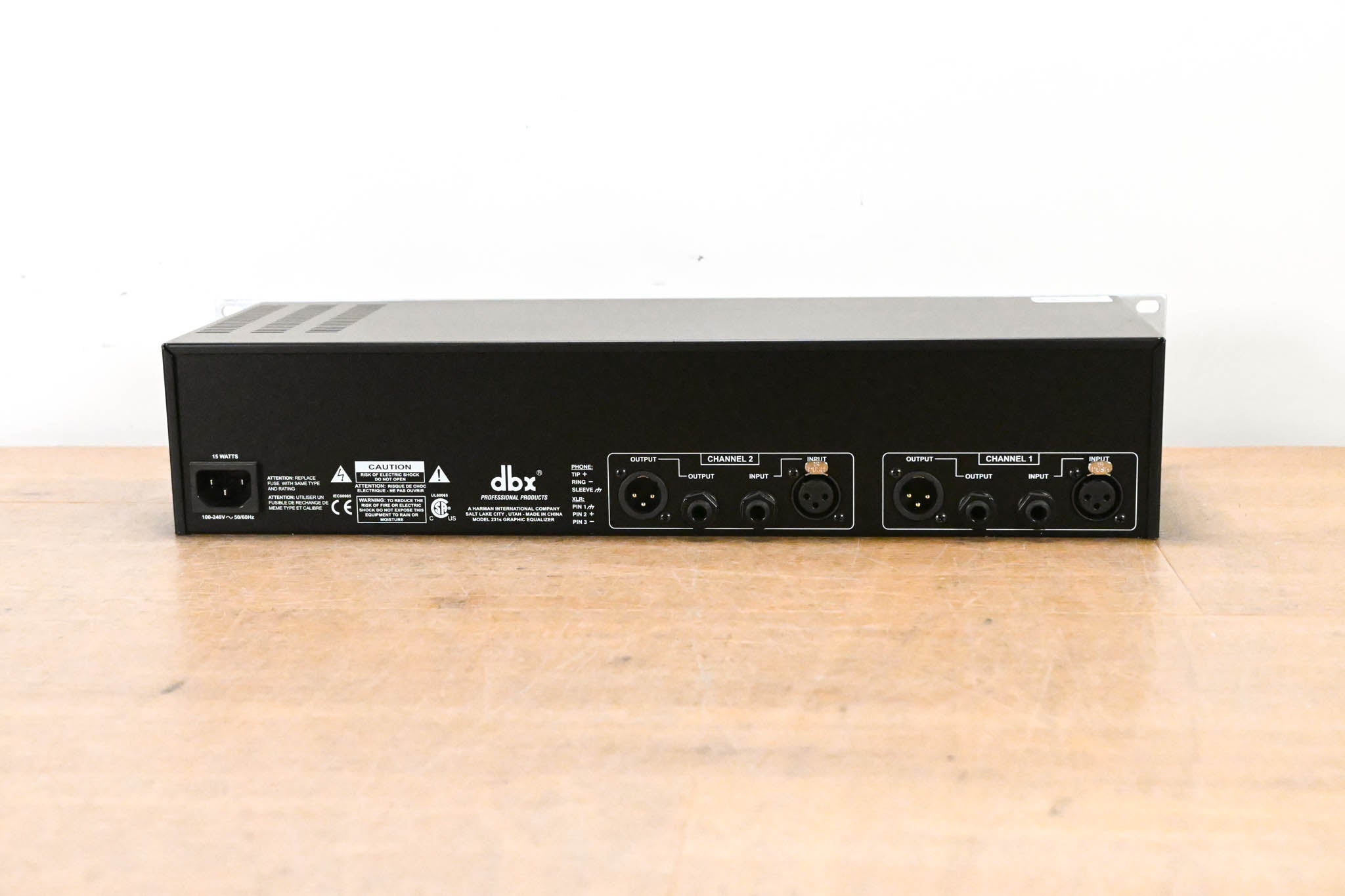 dbx 231s Two-Channel 31-Band Equalizer