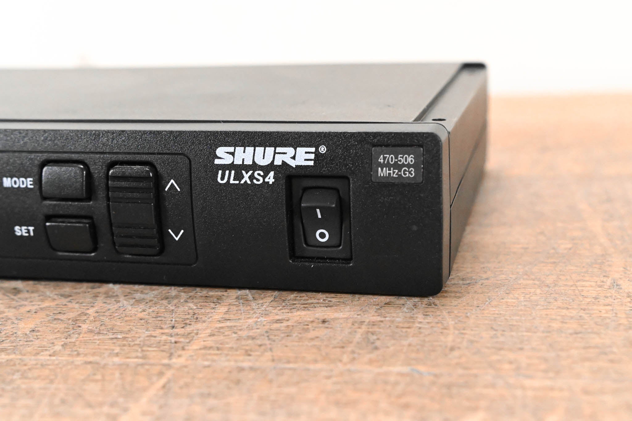 Shure ULXS4 Wireless Receiver - G3 Band: 470-506 MHz (NO POWER SUPPLY)