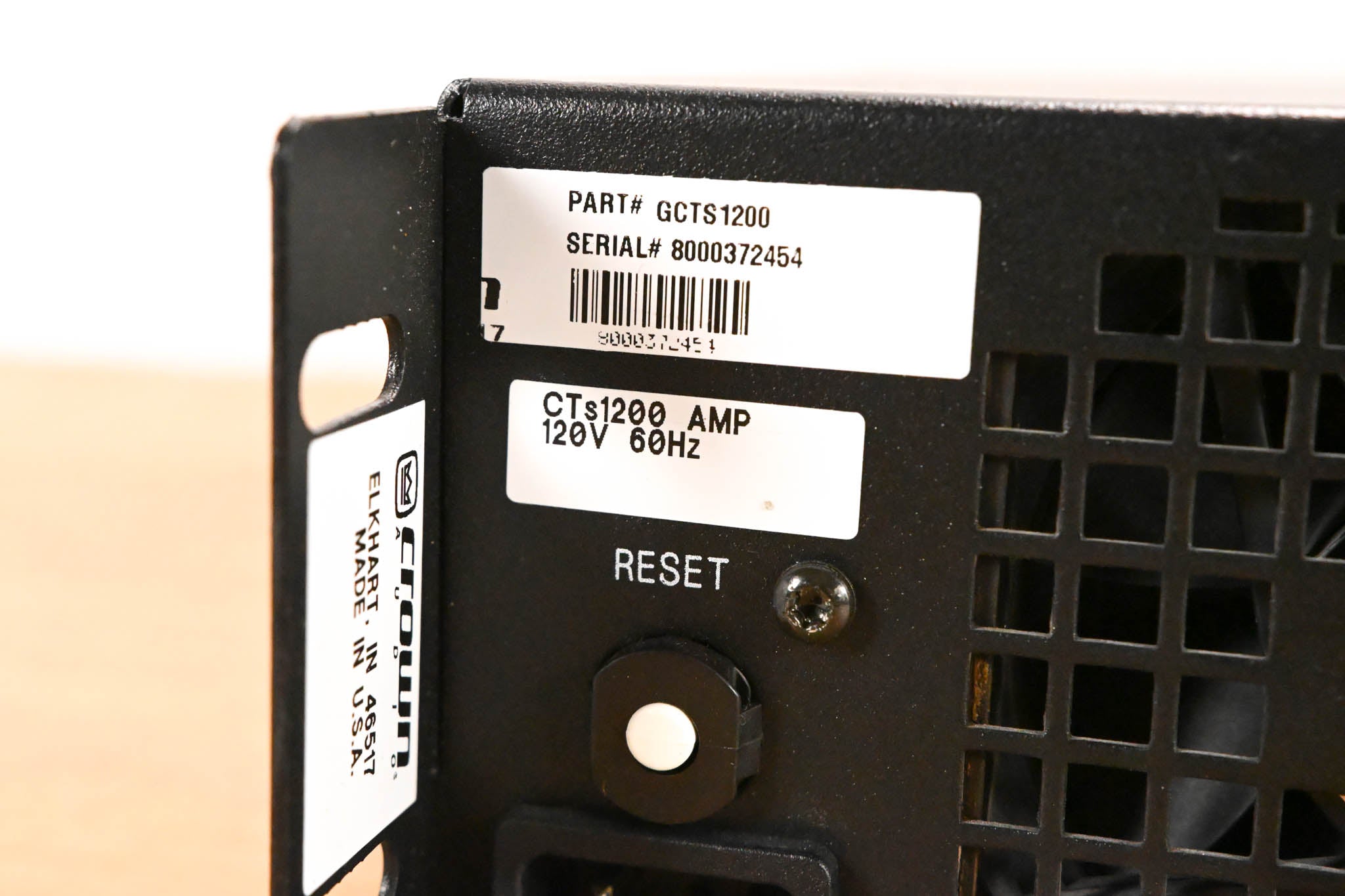 Crown CTs 1200 Two-Channel 600W Power Amplifier