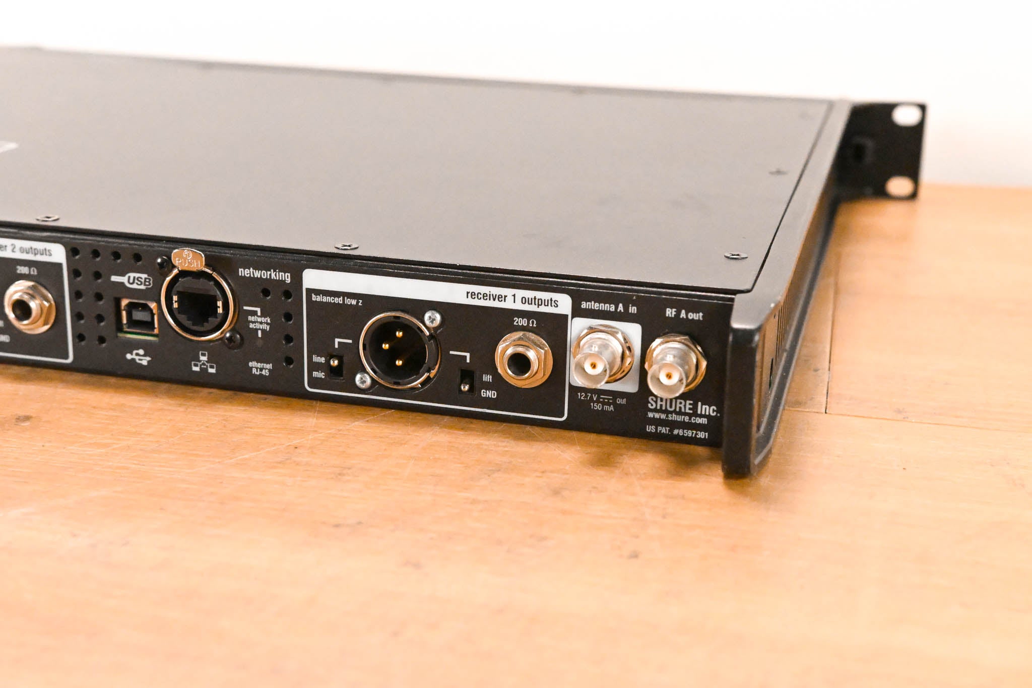 Shure UR4D+ Wireless Receiver w/UR1 Bodypack & UR2/BETA58A Mic - H4 Band