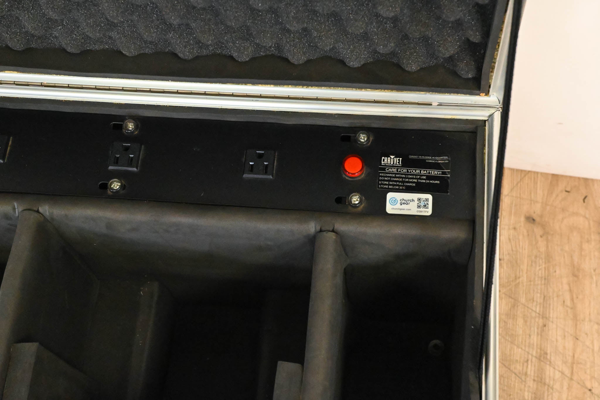 Chauvet Freedom Charge P Charging Case for Freedom Par Lighting Fixtures