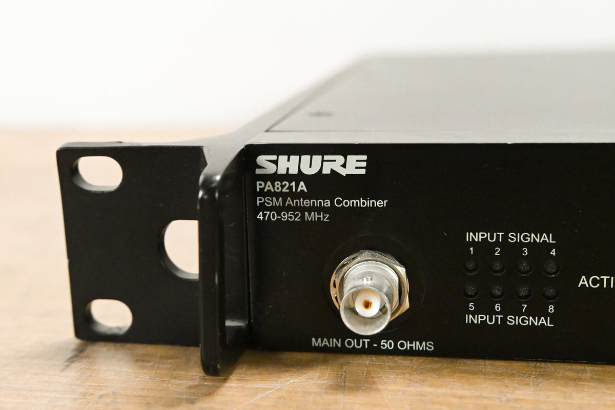 Shure PA821A Antenna Combiner for PSM Wireless Systems  - 470-952 MHz