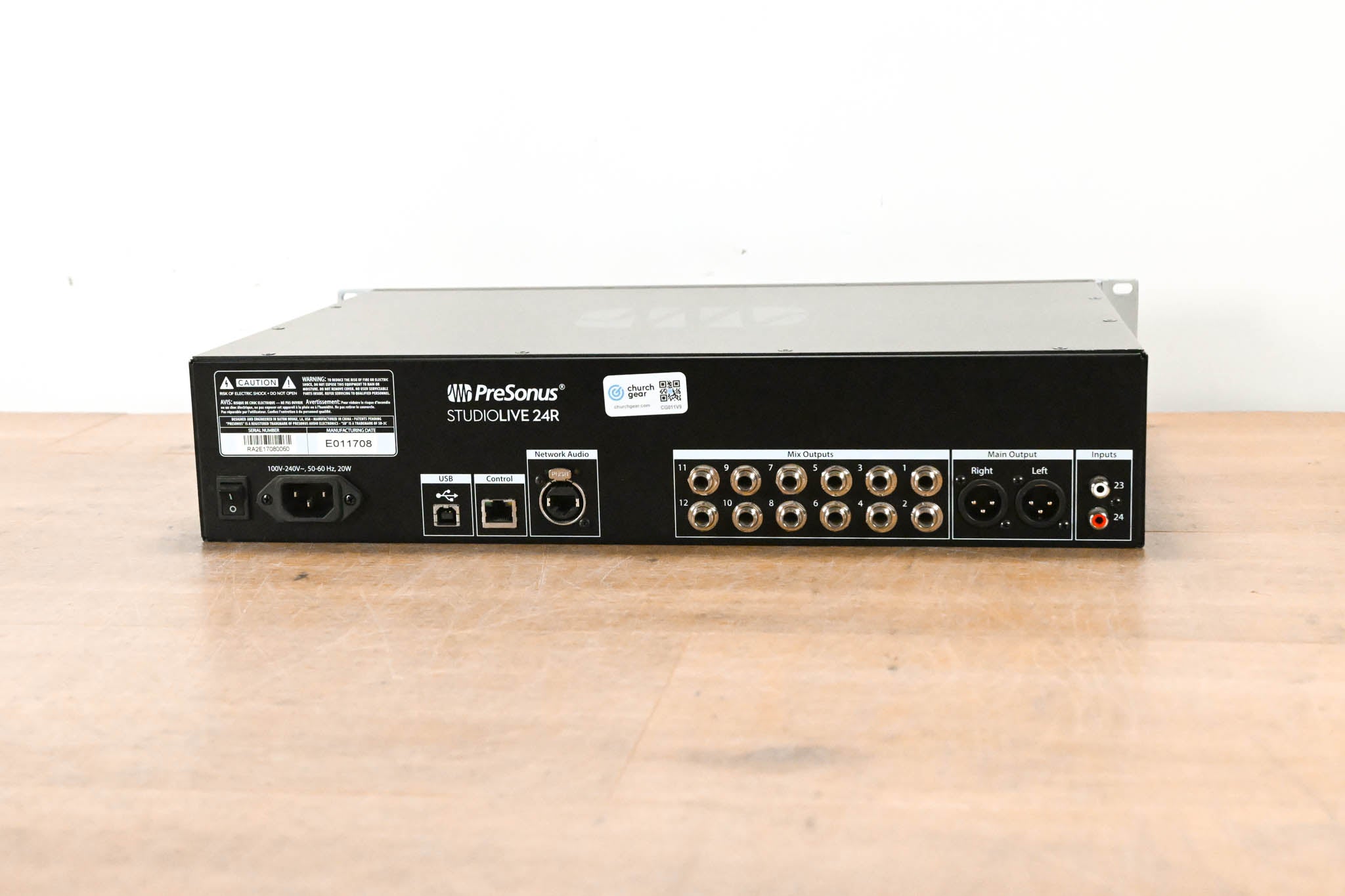 PreSonus StudioLive 24R 24-Channel Rackmount Digital Mixer