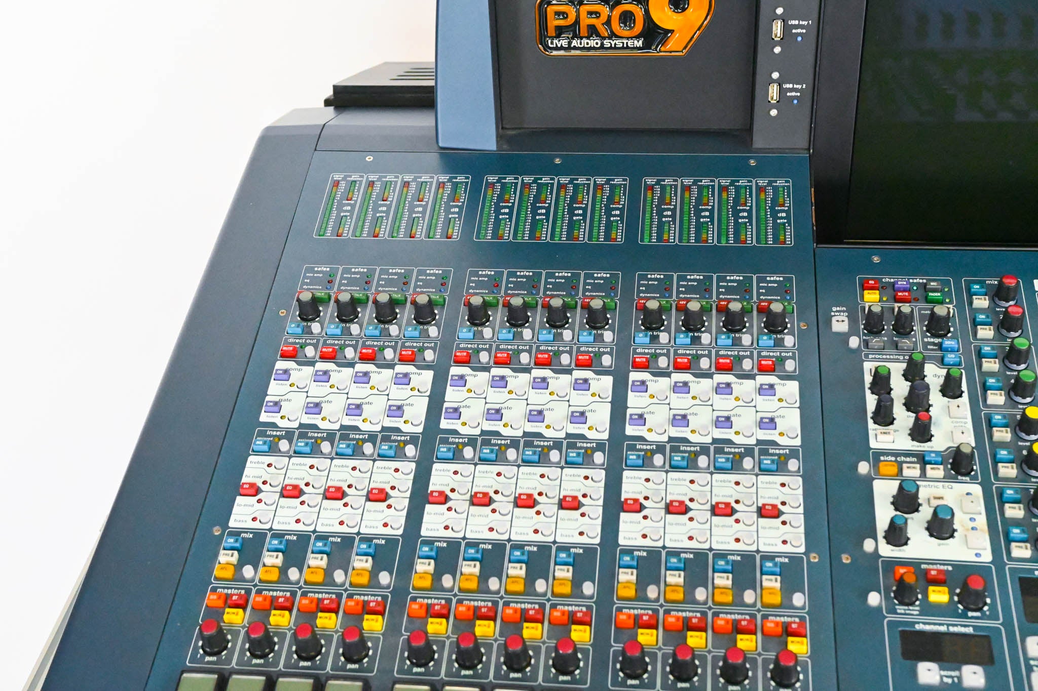 Midas PRO9 Live Audio Mixing System with DL371 Engine and Road Case