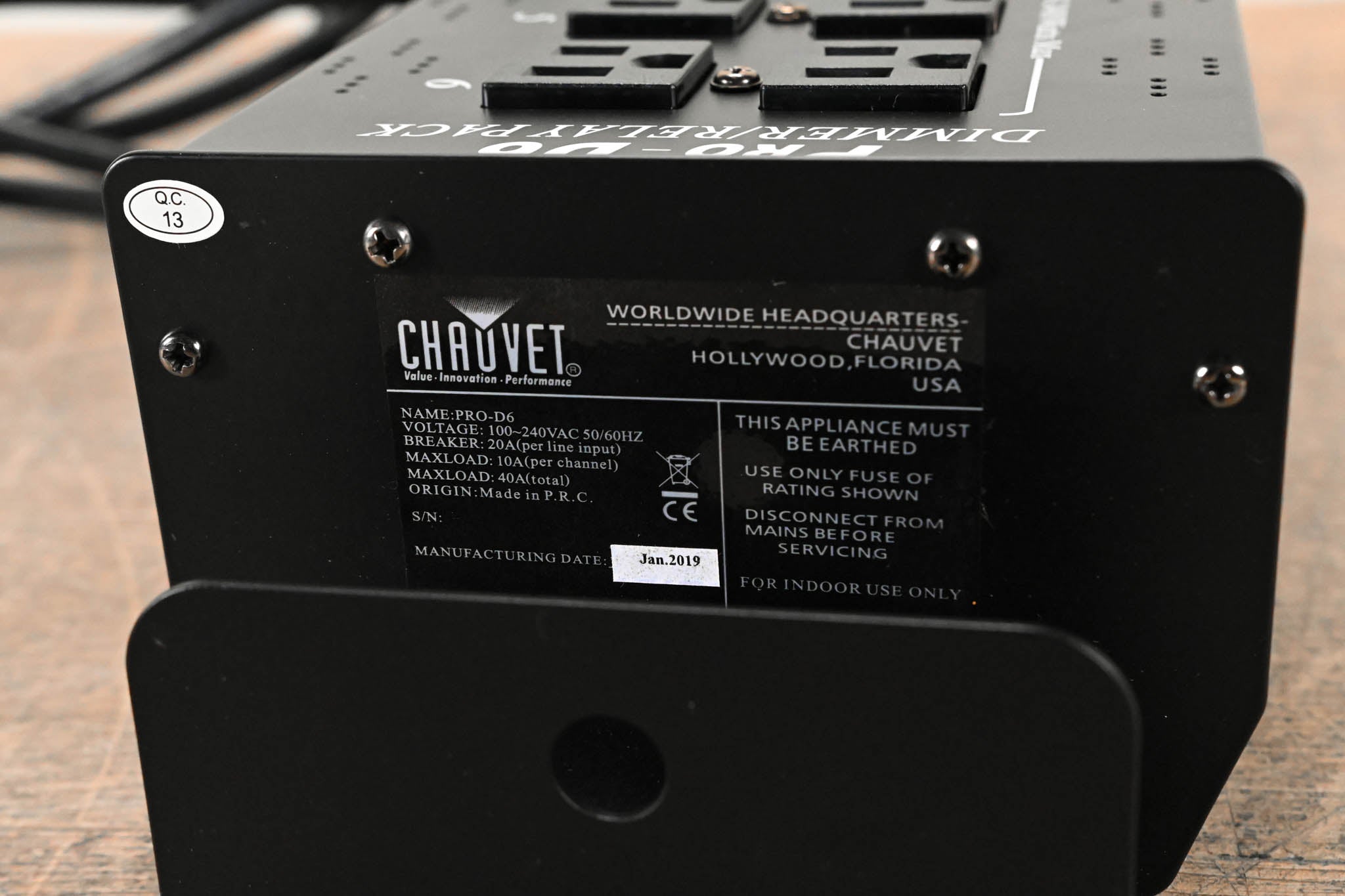 Chauvet Pro-D6 6-Channel DMX-512 Dimmer/Switch Pack