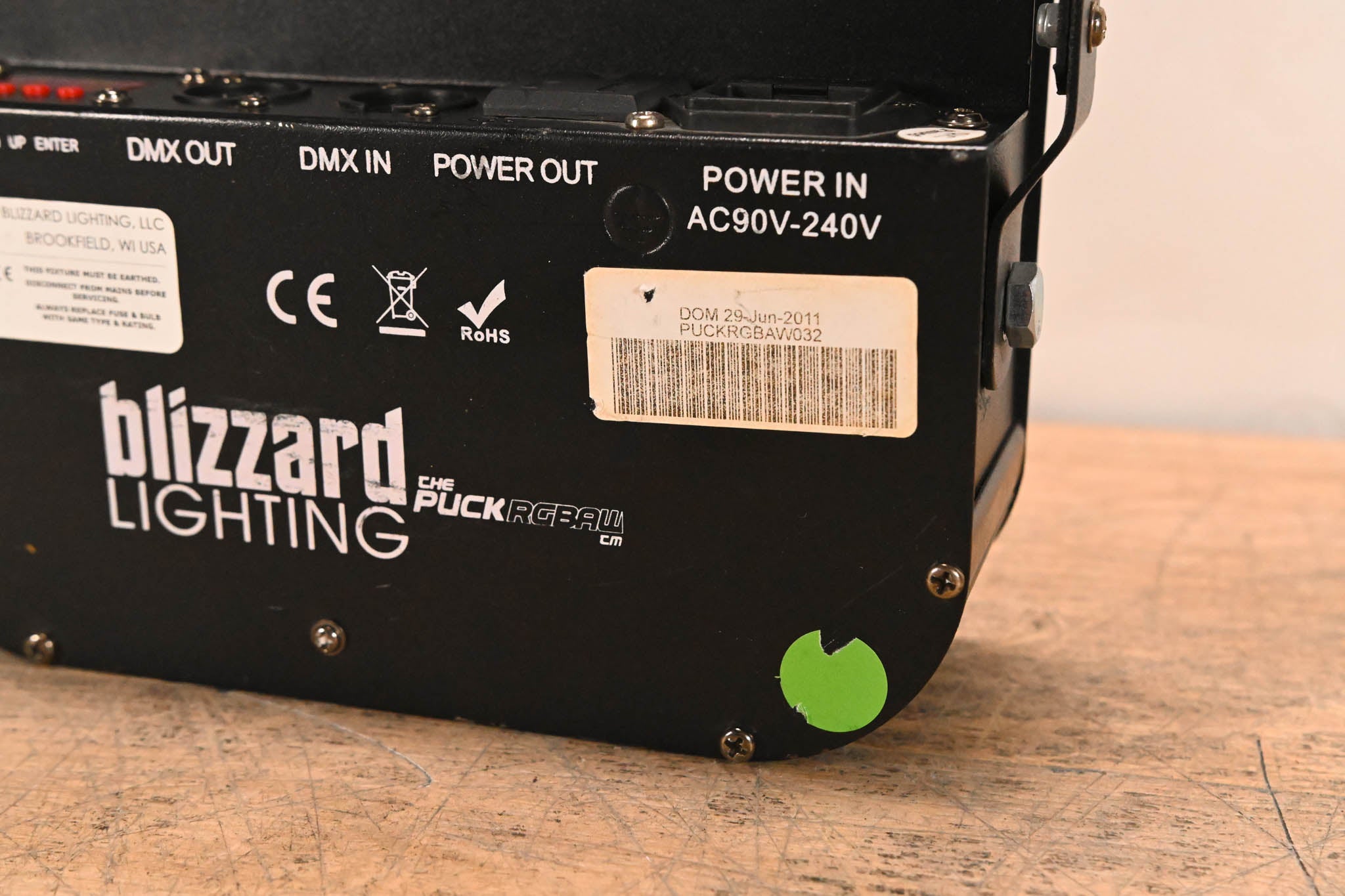 Blizzard Lighting The Puck RGBAW Flat LED PAR Can