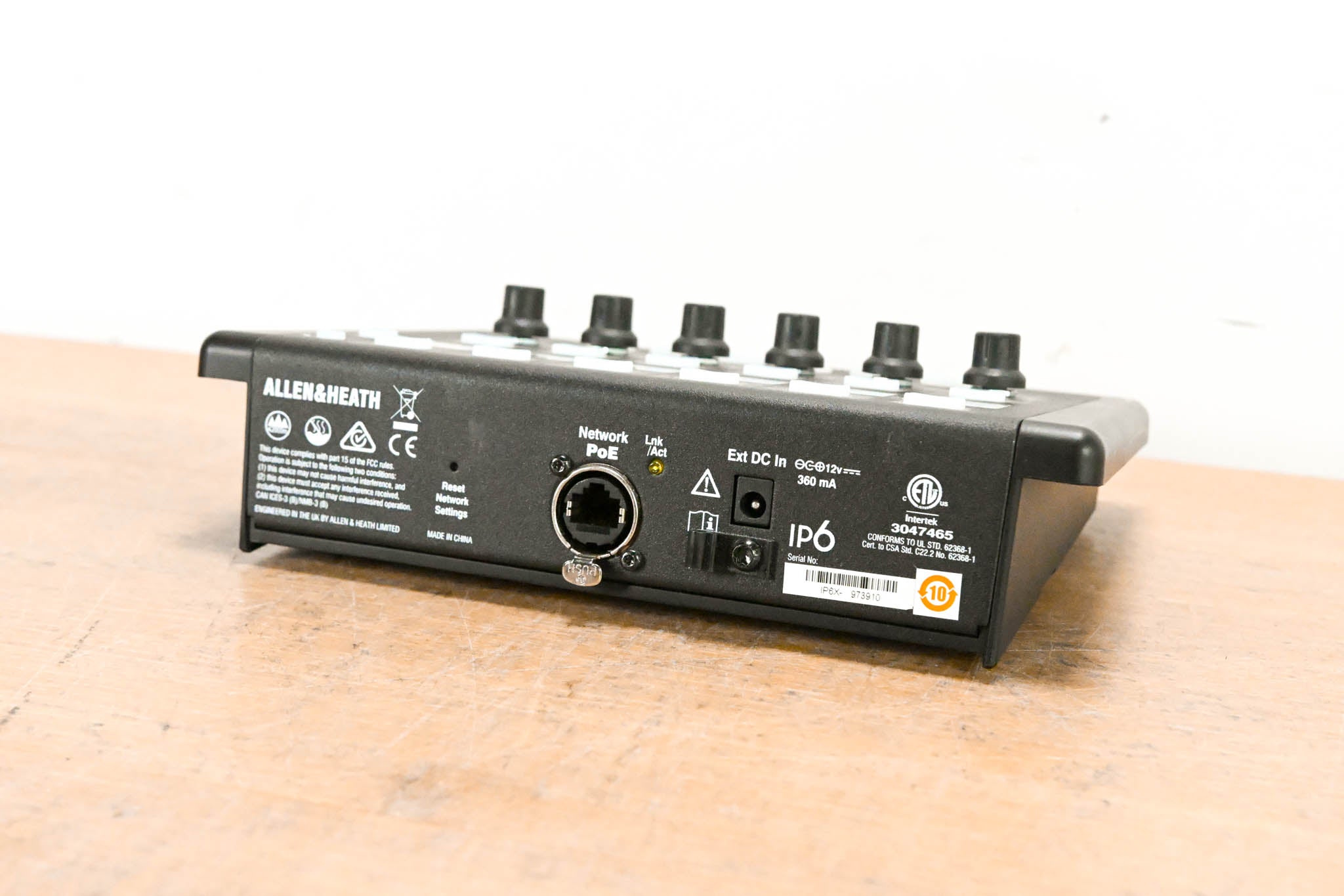 Allen & Heath IP6 Six Rotary Remote Controller for dLive/Avantis/AHM