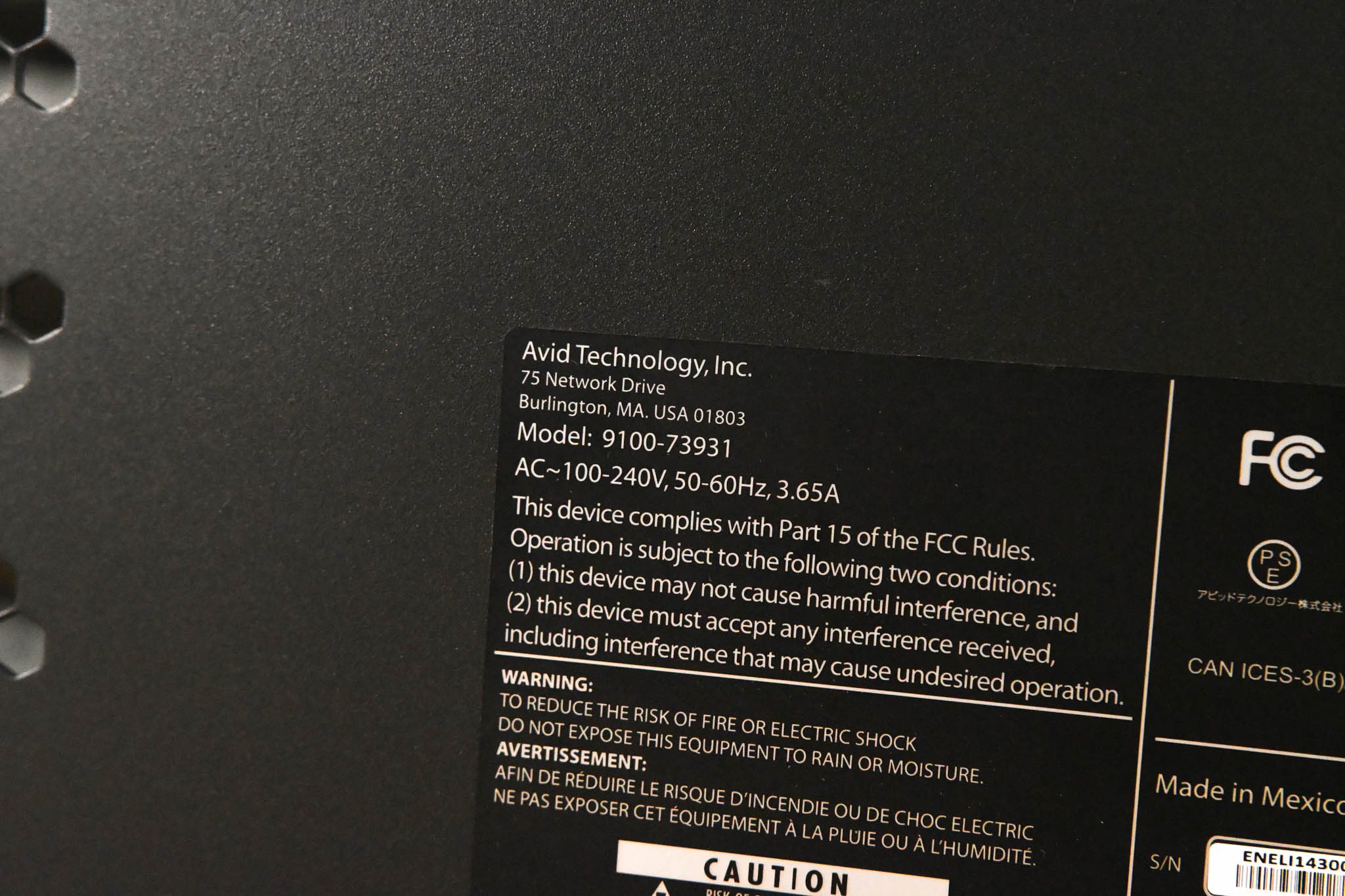 AVID VENUE Stage 32 I/O Rack w/ DSI-192 & DSO-192 Cards