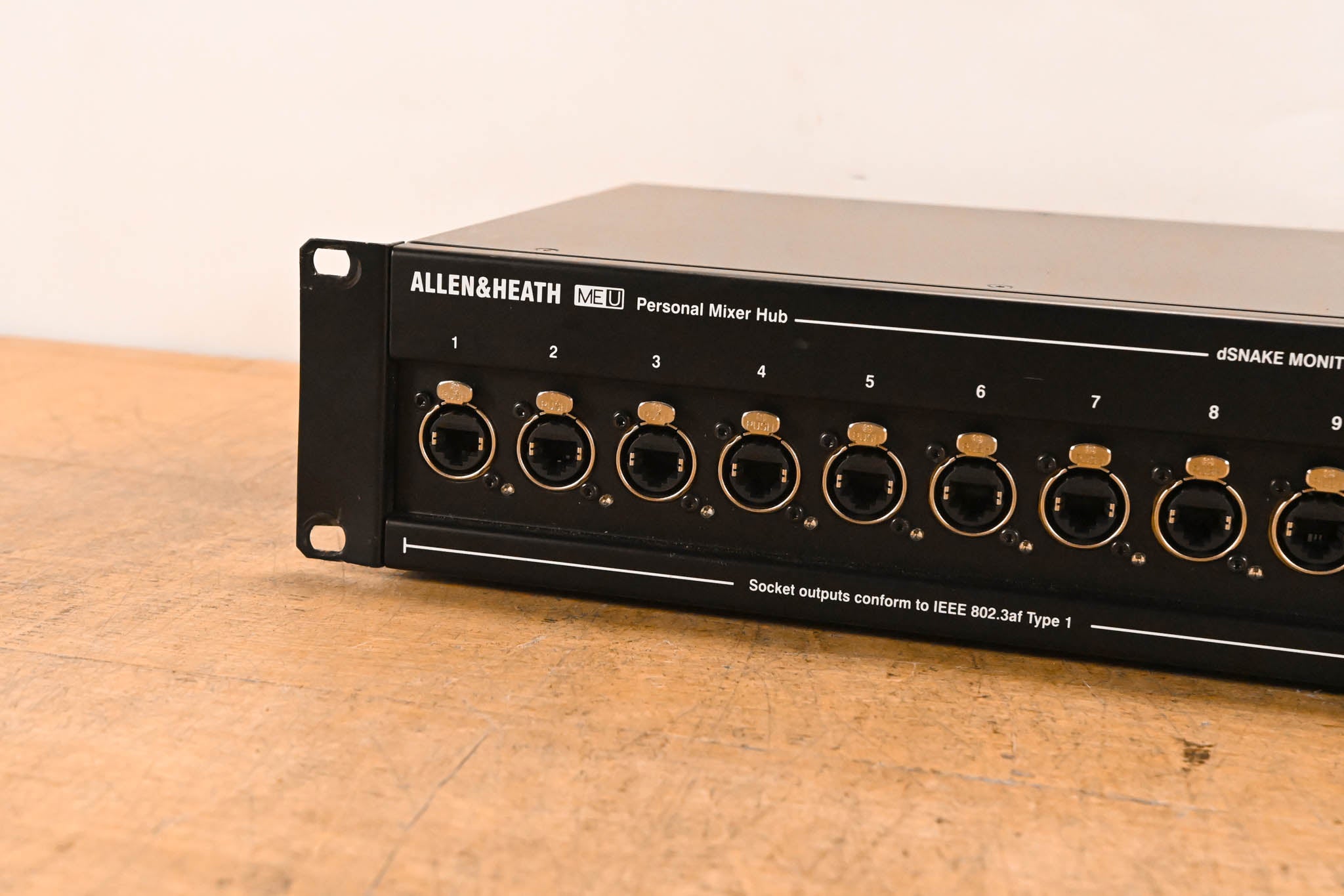 Allen & Heath ME-U 10-Port PoE Monitor Hub for ME-1 Personal Mixers