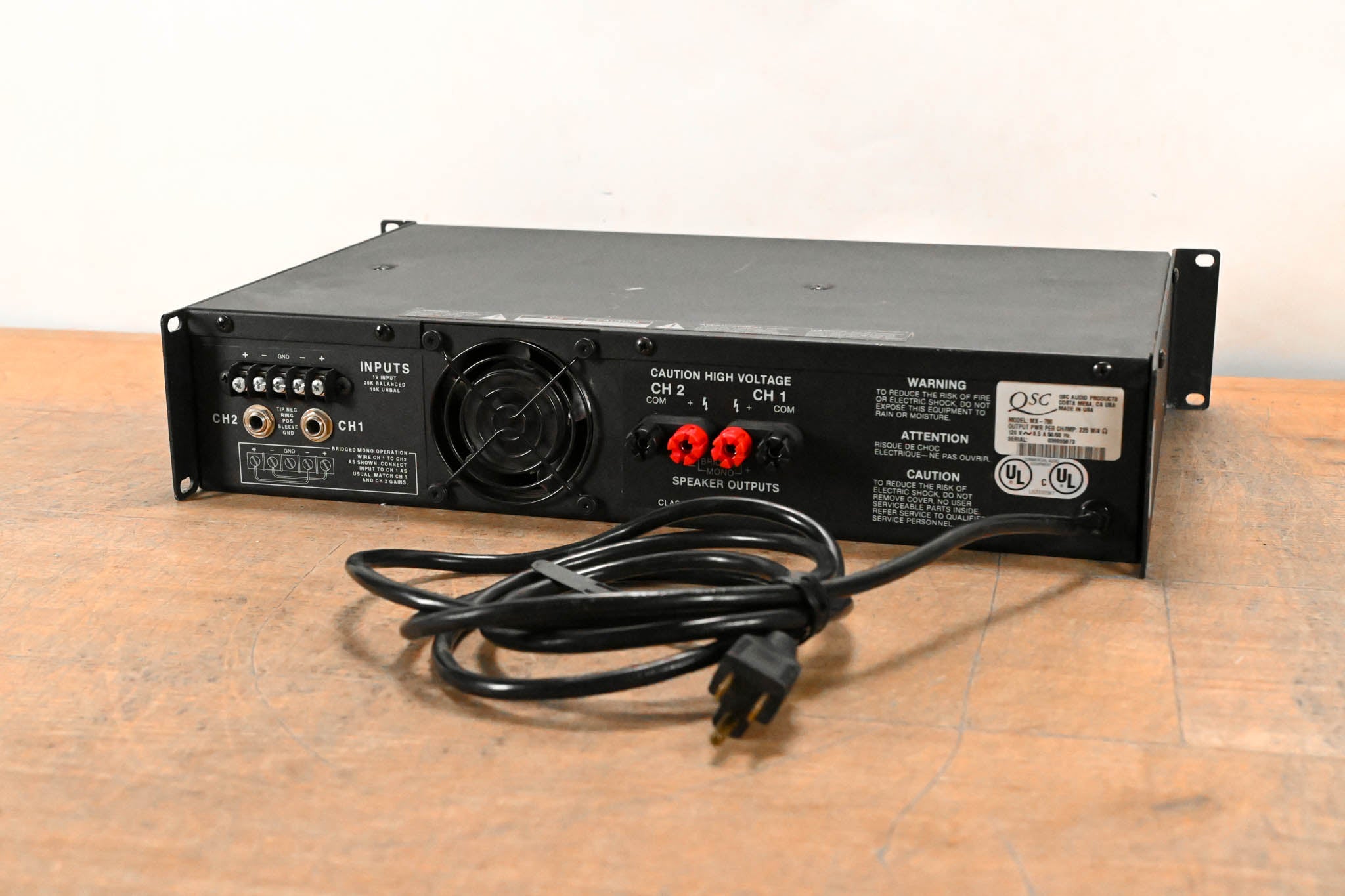 QSC MX 700 2-Channel Power Amplifier