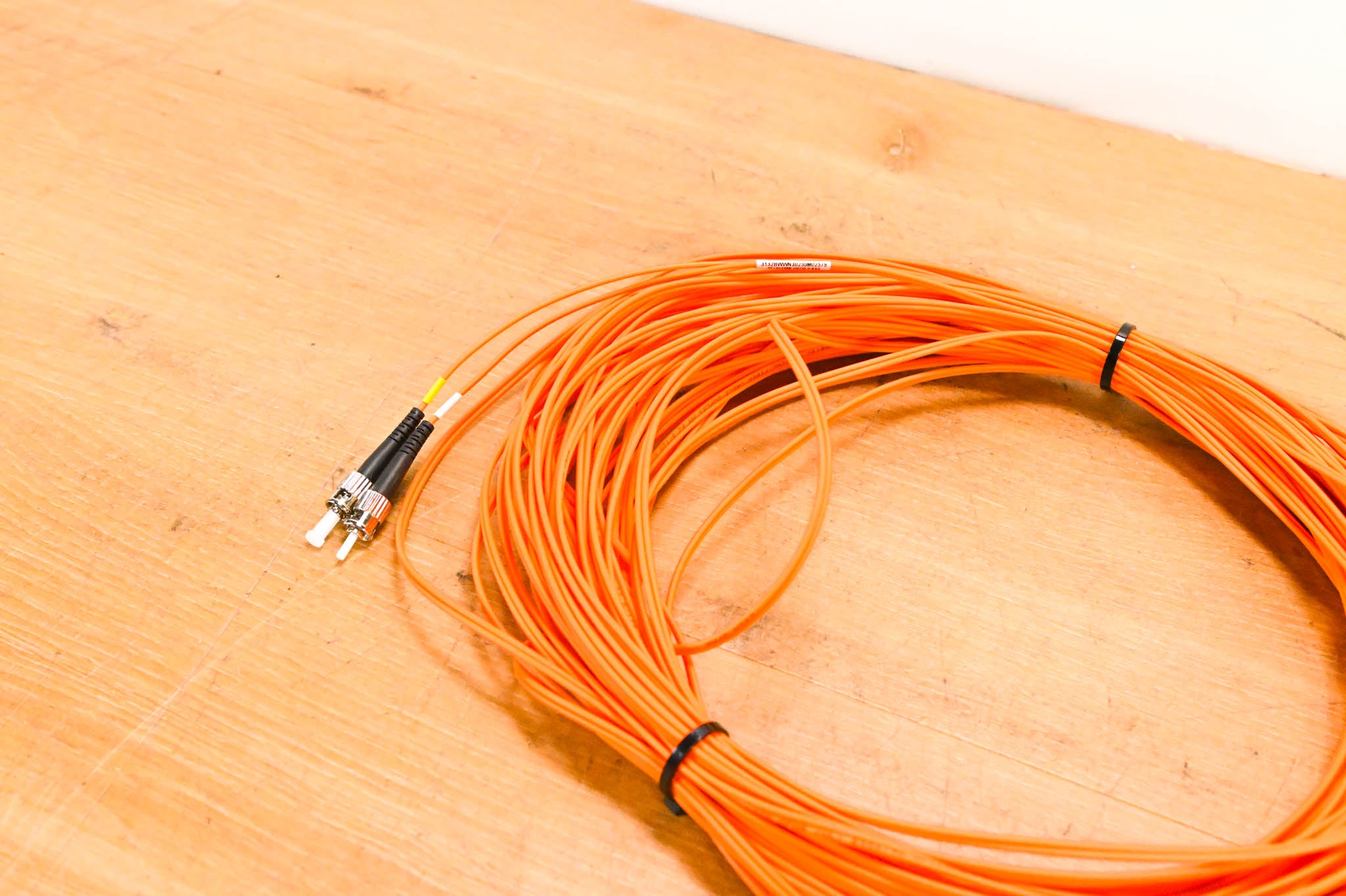 Tripp Lite ST-ST Duplex OM1 62.5/125 Multimode Fiber Cable - 100'