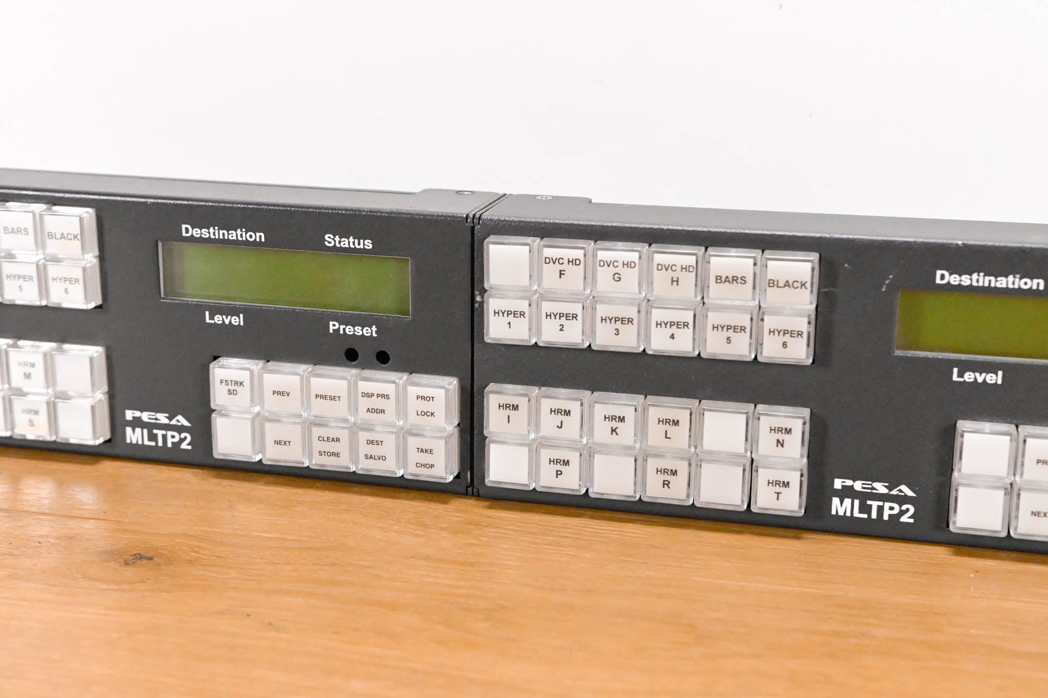 Pesa RCP-MLTP2 Dual 2RU Matrix Switcher Remote Control Panel (NO PSU)