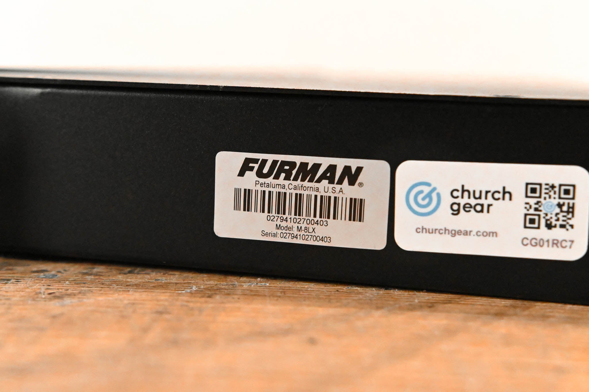 Furman M-8Lx 15A Merit Series Power Conditioner with Lights