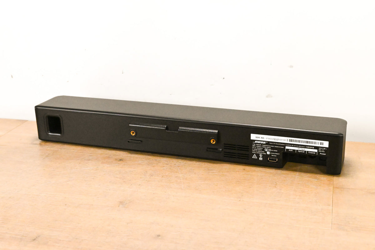 Bose Solo 5 TV Soundbar Sound System w/ Universal Remote Control, Black