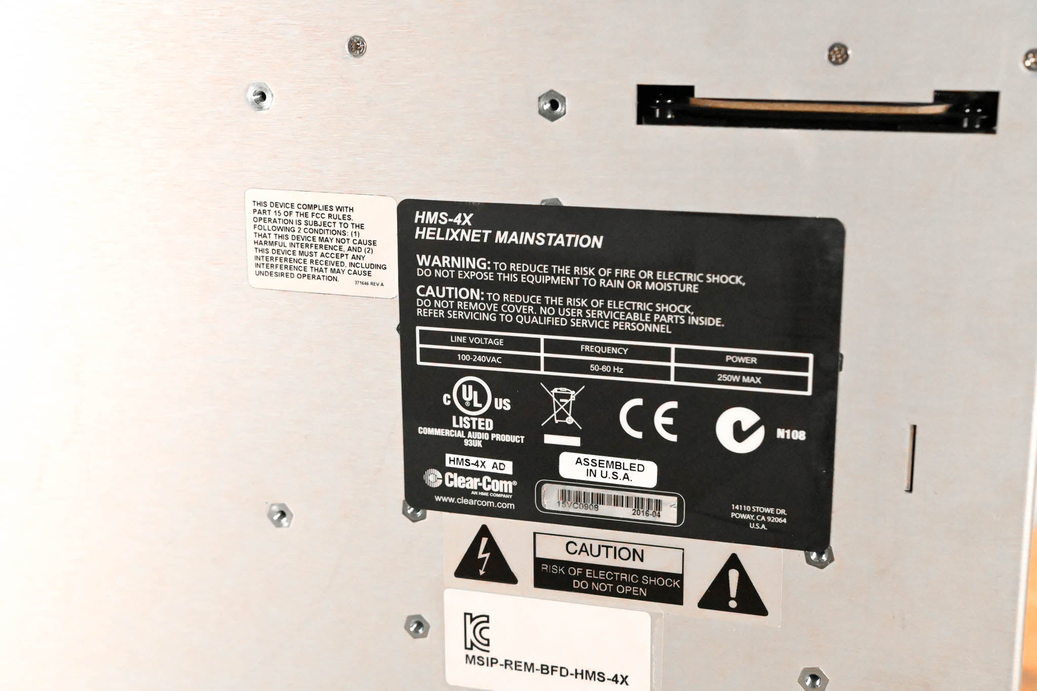 Clear-Com HelixNet HMS-4X 4-Channel Base Station