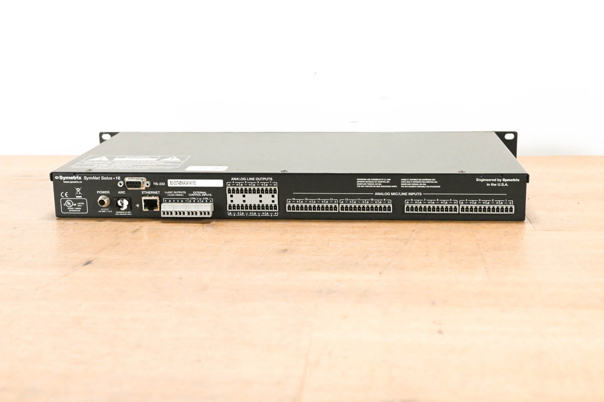 Symetrix Solus 16 SymNet DSP Hardware (NO POWER SUPPLY)