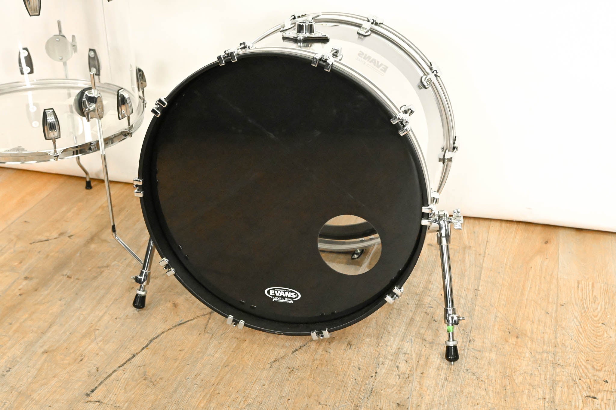 Ludwig Vistalite 1970s Big Beat 4pc Drum Kit