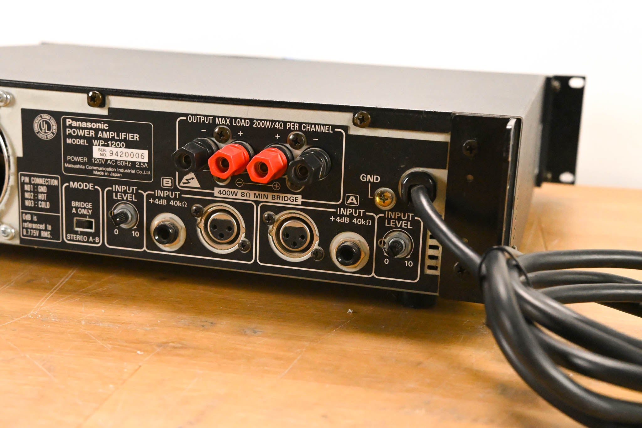 Ramsa WP-1200 2-Channel Power Amplifier