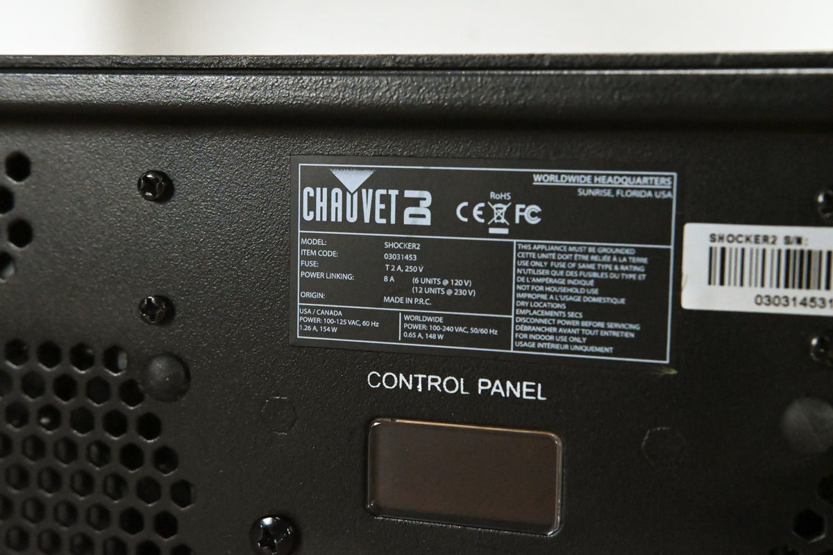 Chauvet Shocker 2 Dual Zone COB LED Blinder Stage Light