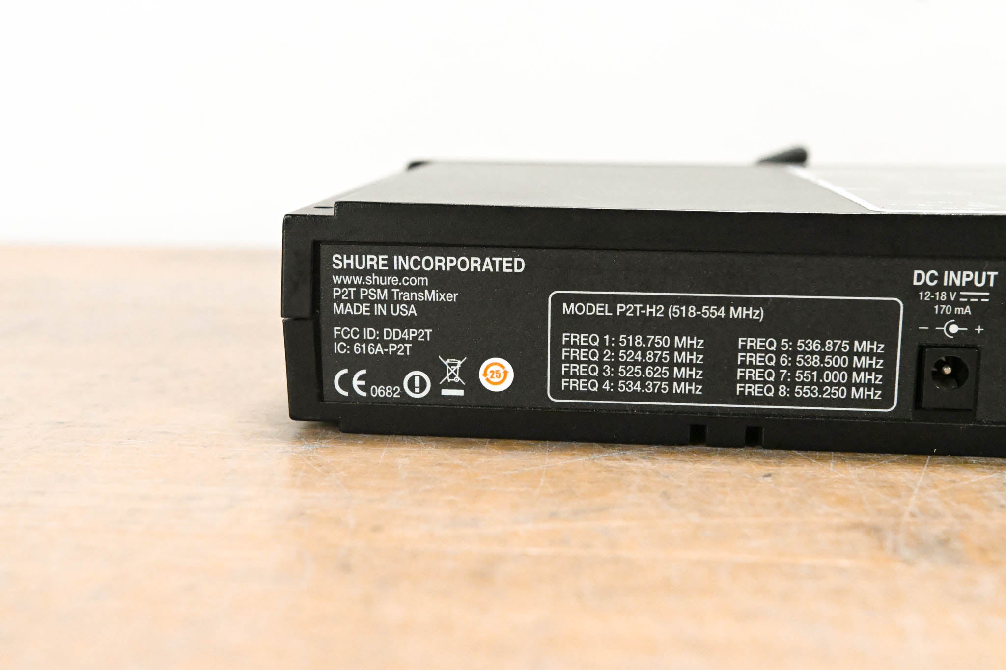 Shure PSM200 In-Ear Personal Monitoring System - H2 Band NO POWER SUPPLY