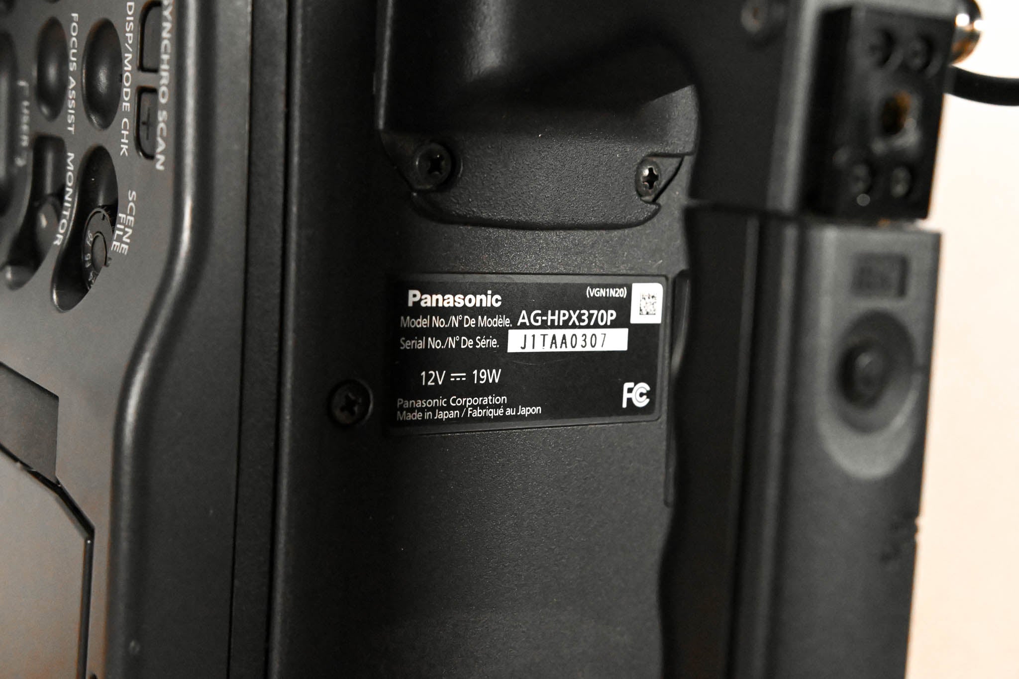 Panasonic AG-HPX370P 1/3" ENG P2HD Camcorder