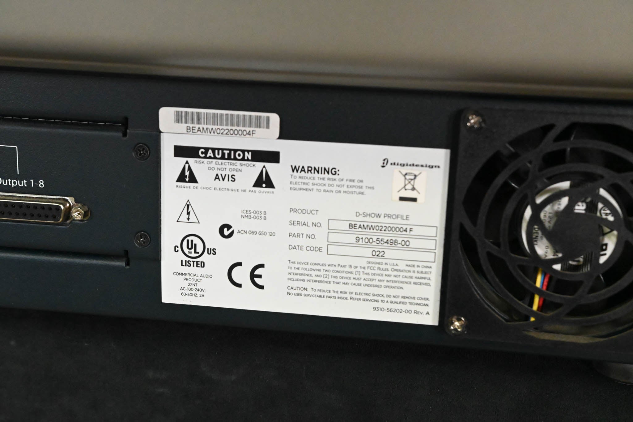 Digidesign VENUE Profile Digital Mixing Console with Mix Rack