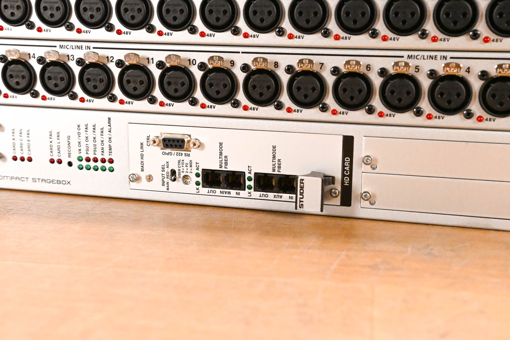 Studer Compact Stagebox - 48 Mic/Line Inputs