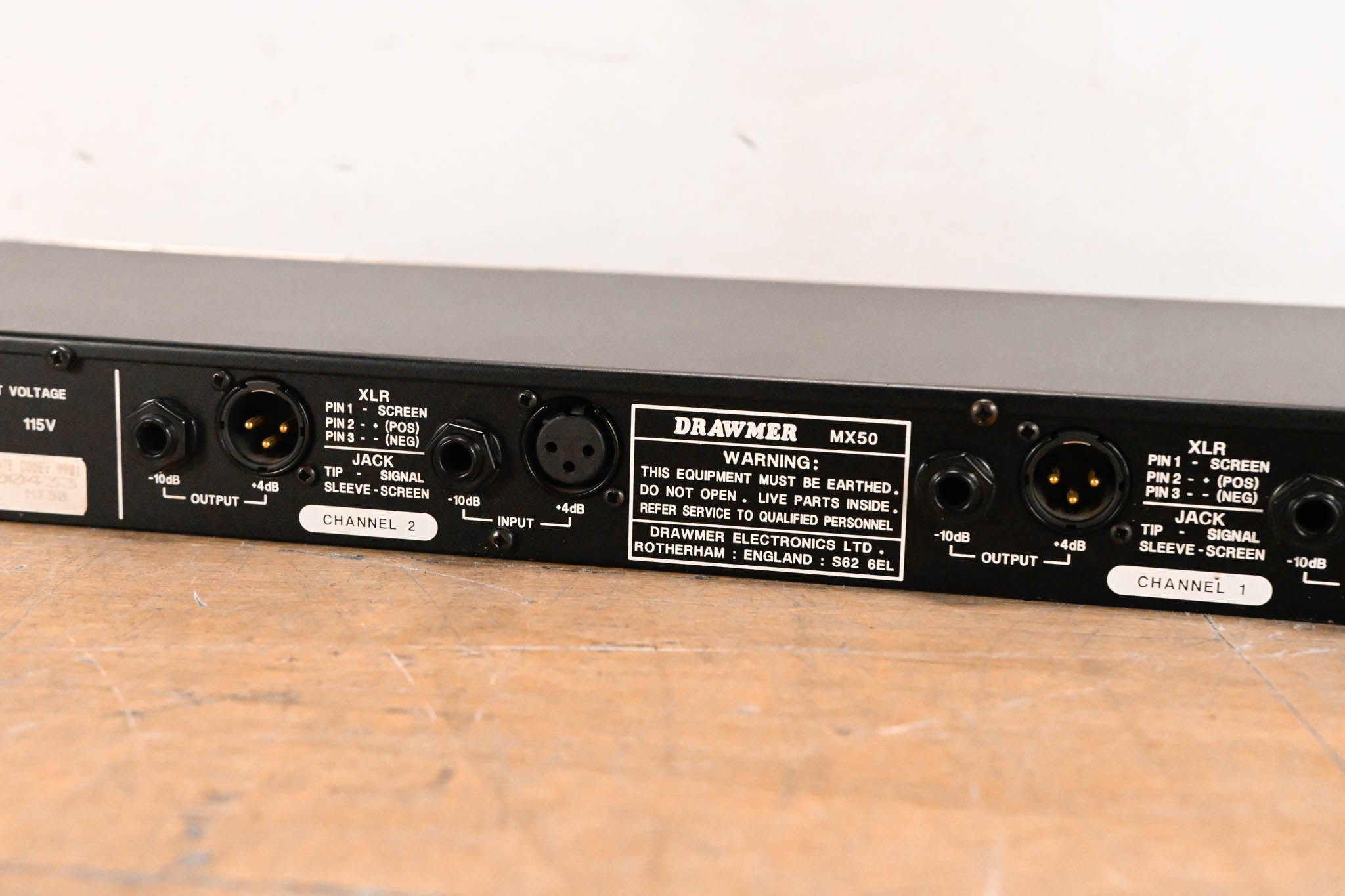Drawmer MX50 Dual-Channel De-Esser (Full & Split-Band)
