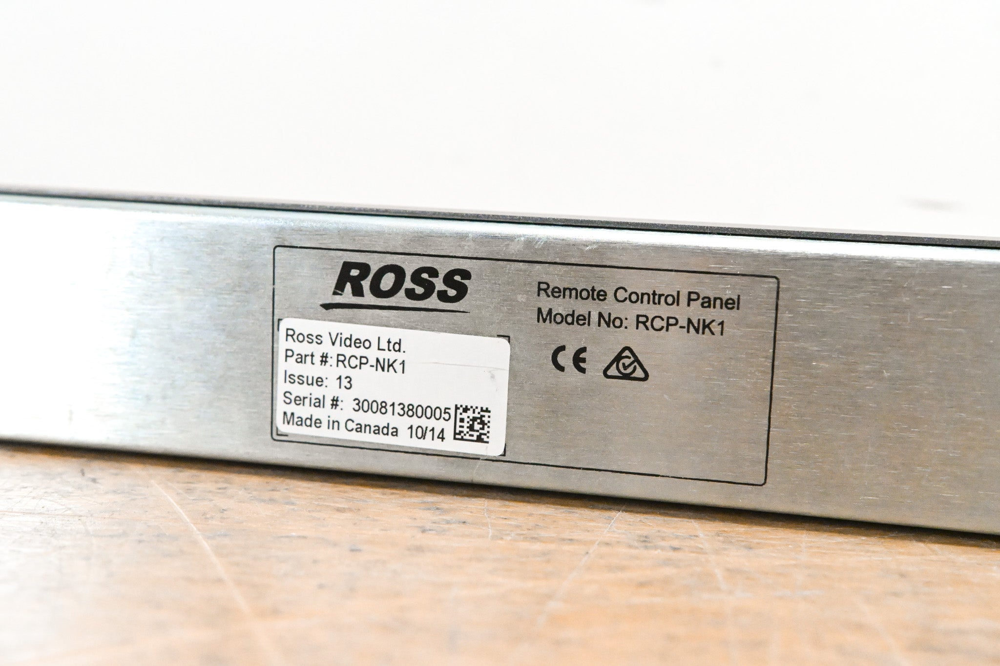 Ross RCP-NK1 Local or Remote Control Panel