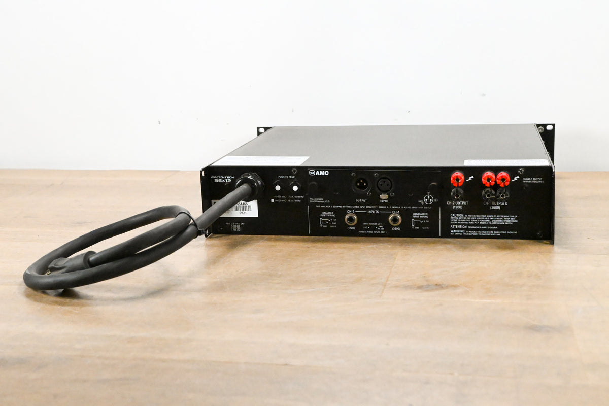 Crown Macro-Tech 36x12 2-Channel Power Amplifier