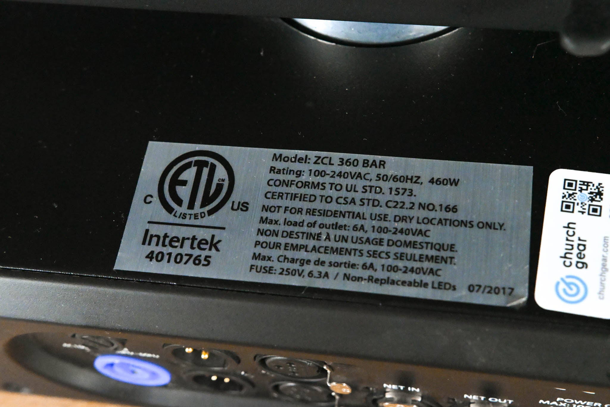 Elation ZCL 360 Bar 300W RGBW LED Moving Bar Effect Fixture