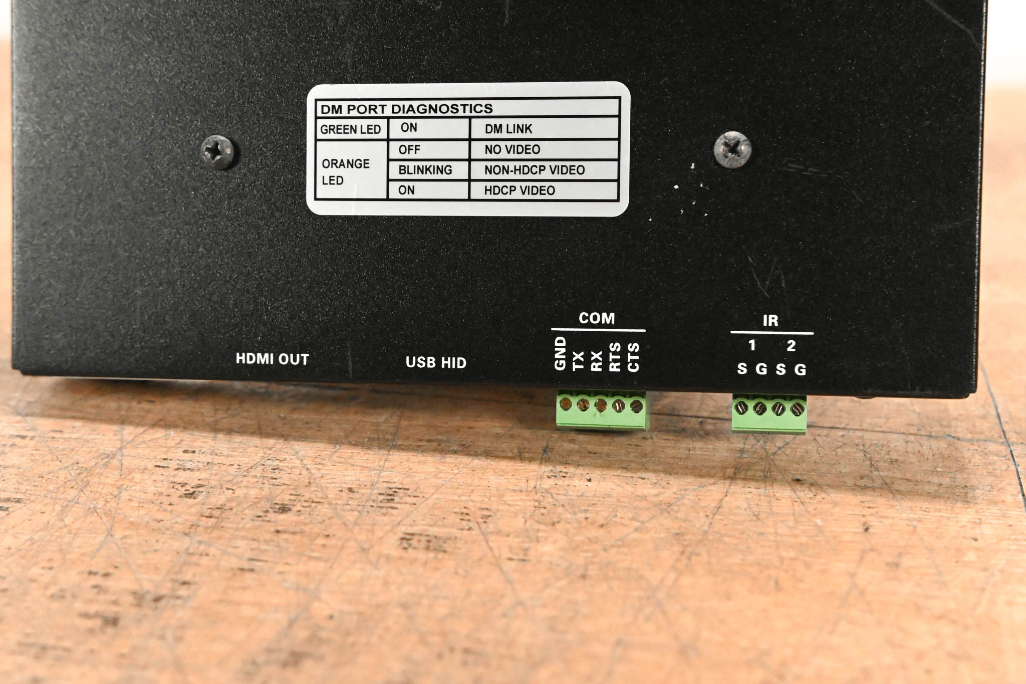 Crestron DM-RMC-SCALER-C Receiver & Room Controller (NO POWER SUPPLY)