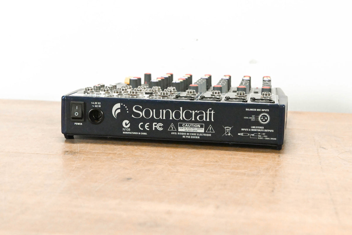 Soundcraft Notepad 124FX Compact 12-Input Analog Mixing Console (NO PSU)