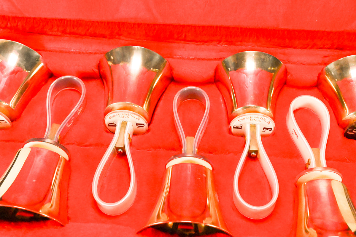 Malmark Three Octave Handbell Set (C4-C7) - 37 Bells w/ 4 Cases