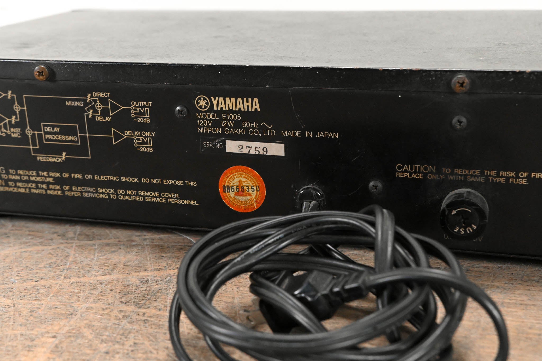 Yamaha E1005 Analog Delay