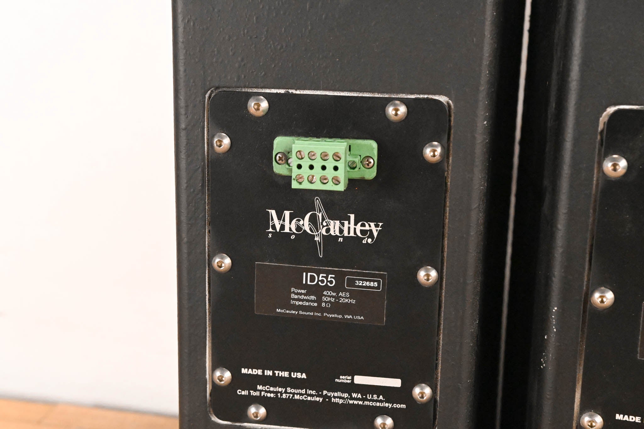 McCauley ID55 2-Way Passive Install Speakers 400W 8Ω (PAIR)