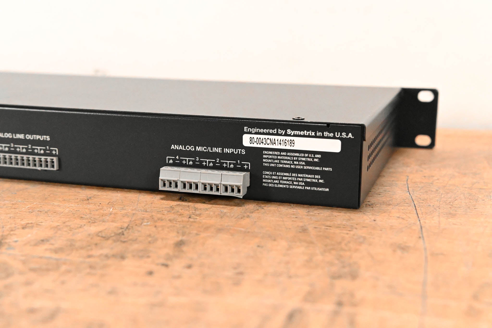 Symetrix Jupiter 4 4-Input, 4-Output DSP Processor (NO POWER SUPPLY)