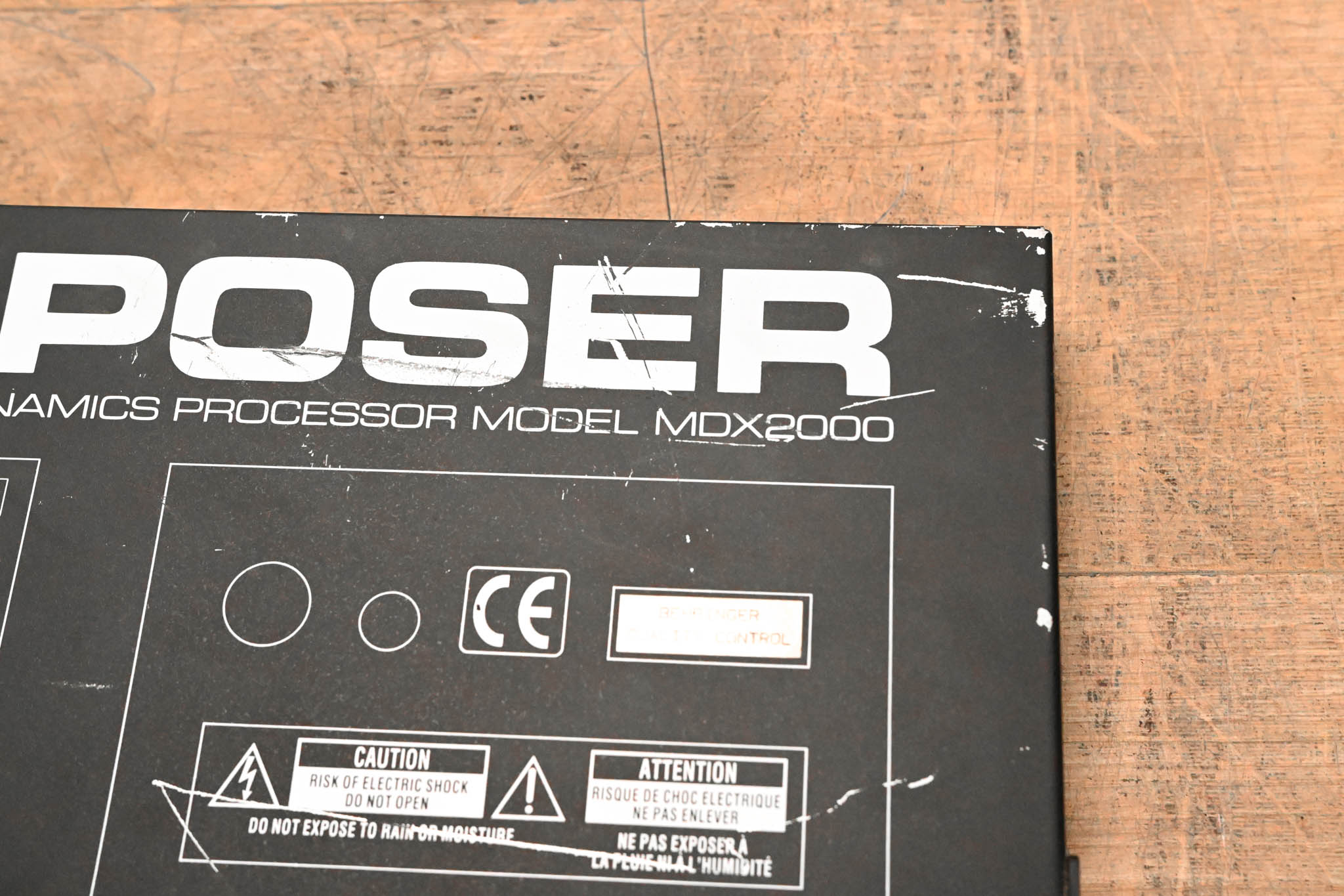 Behringer MDX2000 COMPOSER Audio Interactive Dynamics Processor