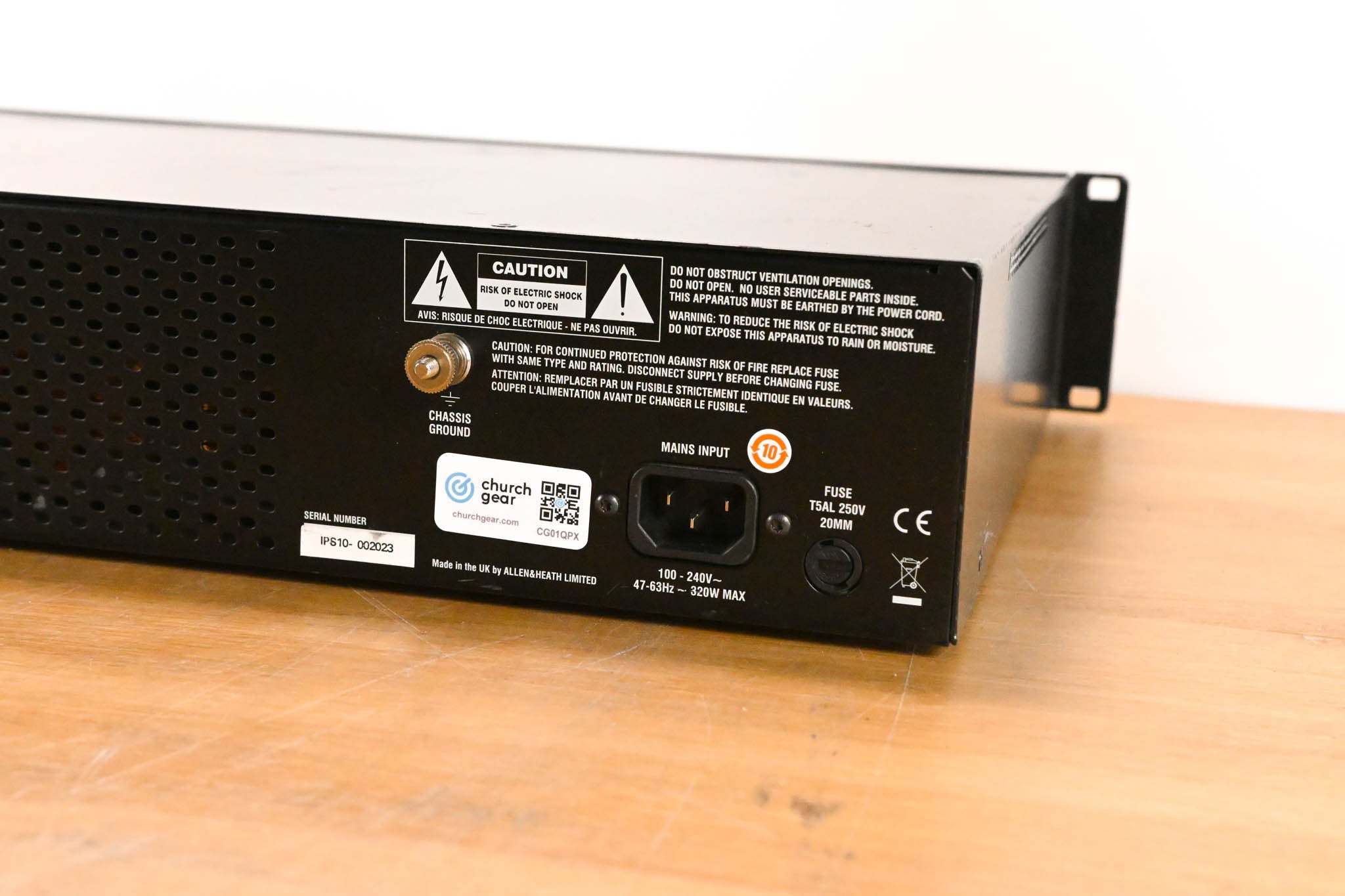 Allen & Heath iPS10 Redundant Power Supply for iLive Consoles