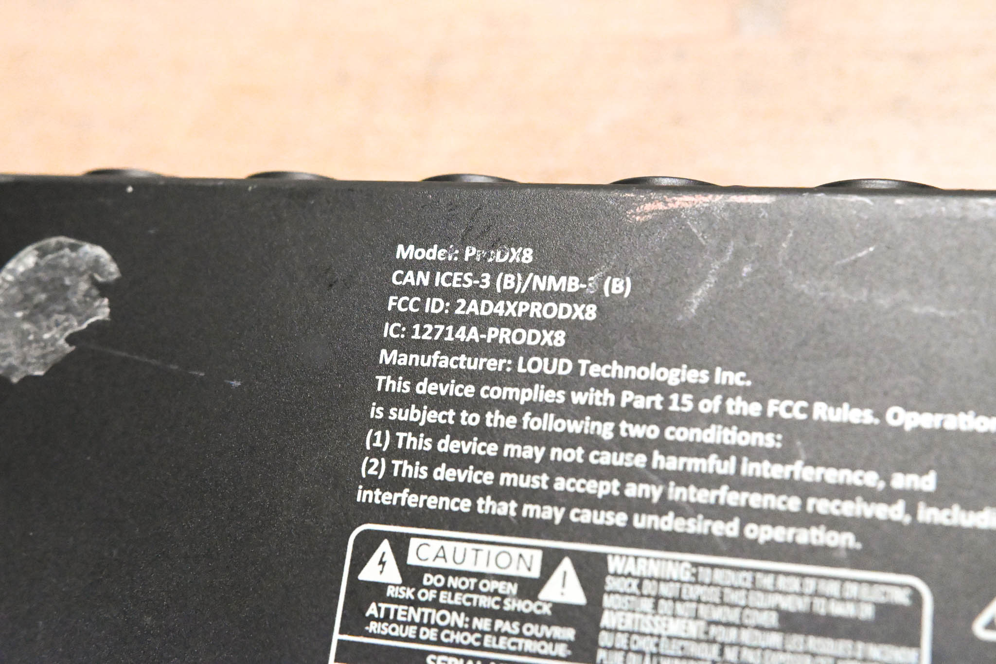 Mackie ProDX8 8-Channel Wireless Digital Mixer (NO POWER SUPPLY)