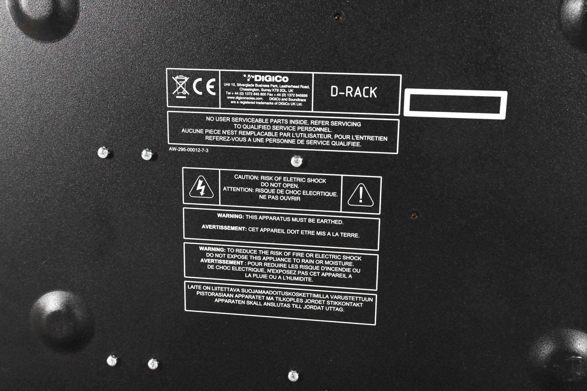 DiGiCo D-Rack 32 x 8 Cat6 Analog I/O Stage Box